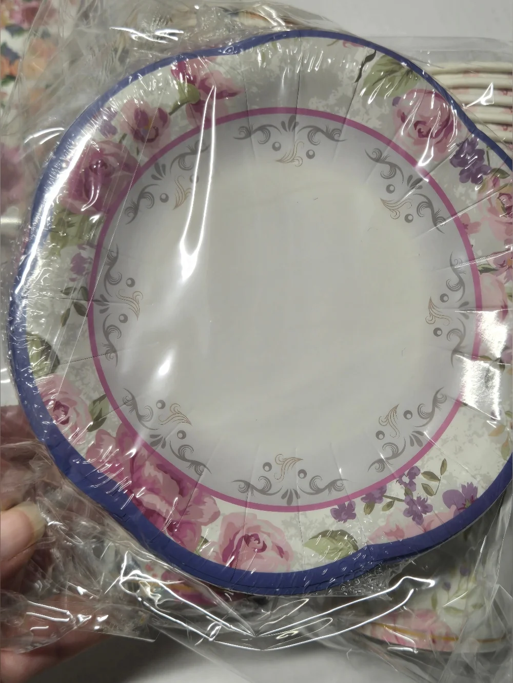 Floral Tea Party Set 36 Cups Baby‎ Shower Wedding Party Supplies Plates Napkins